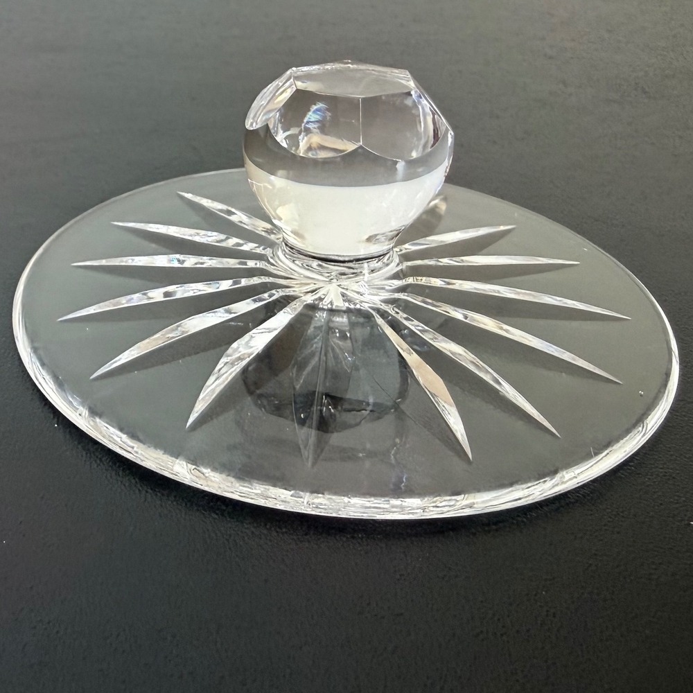 VTG Waterford Crystal Lismore Biscuit Barrel Jar Canister Lid Only Replacement